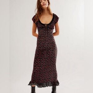McKenna Velvet Midi Dress from Free People